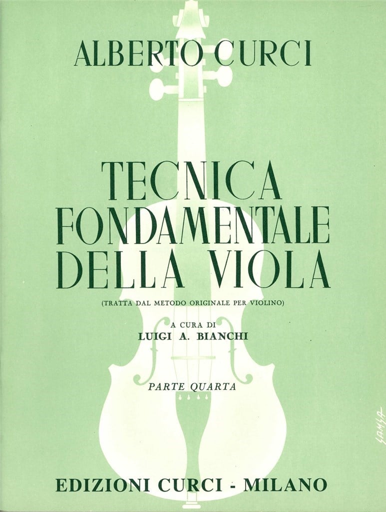 Tecnica Fondamentale Della Viola Vol. 4